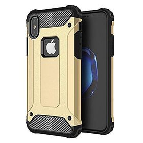 Microsonic Apple iPhone X Rugged Armor Gold Kılıf