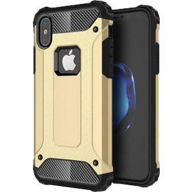 Microsonic Apple iPhone X Rugged Armor Gold Kılıf