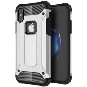 Microsonic Apple iPhone X Rugged Armor Gümüş Kılıf