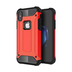 Microsonic Apple iPhone X Rugged Armor Kırmızı Kılıf