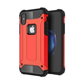 Microsonic Apple iPhone X Rugged Armor Kırmızı Kılıf