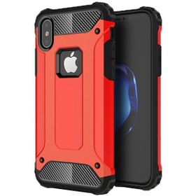 Microsonic Apple iPhone X Rugged Armor Kırmızı Kılıf