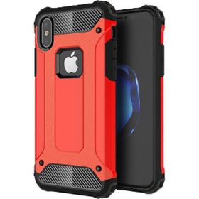 Microsonic Apple iPhone X Rugged Armor Kırmızı Kılıf