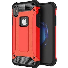 Microsonic Apple iPhone X Rugged Armor Kırmızı Kılıf