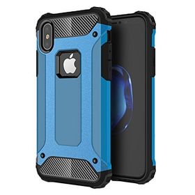 Microsonic Apple iPhone X Rugged Armor Mavi Kılıf
