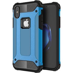 Microsonic Apple iPhone X Rugged Armor Mavi Kılıf