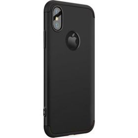 Microsonic Apple iPhone X Siyah Double Dip 360 Protective Kılıf