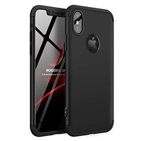 Microsonic Apple iPhone X Siyah Double Dip 360 Protective Kılıf