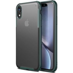 Microsonic Apple iPhone XR Frosted Frame Yeşil Cep Telefonu Kılıfı