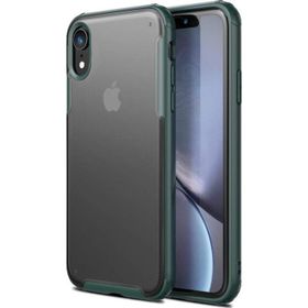 Microsonic Apple iPhone XR Frosted Frame Yeşil Cep Telefonu Kılıfı
