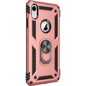 Microsonic Apple iPhone Xr Military Ring Holder Gold Kılıf