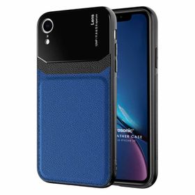 Microsonic Apple iPhone XR Uniq Leather Lacivert Cep Telefonu Kılıfı