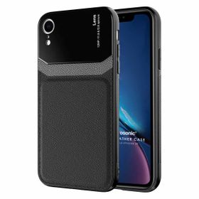 Microsonic Apple iPhone XR Uniq Leather Siyah Cep Telefonu Kılıfı