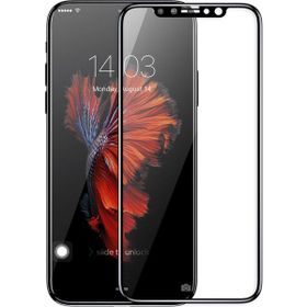 Microsonic Apple iPhone XS 5.8 İnç Tam Kaplayan Siyah Ekran Koruyucu Cam Film