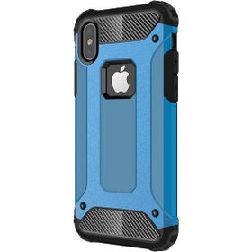 Microsonic Apple iPhone Xs Mavi Rugged Armor Kılıf