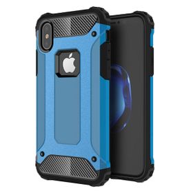Microsonic Apple iPhone Xs Mavi Rugged Armor Kılıf