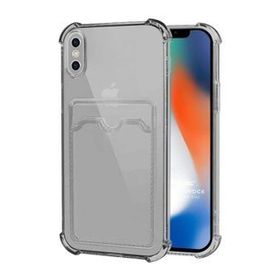 Microsonic Apple iPhone XS Max Card Slot Shock Siyah Cep Telefonu Kılıfı