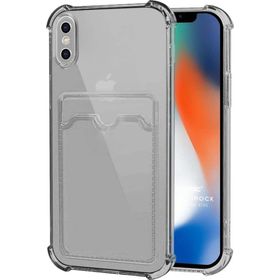 Microsonic Apple iPhone XS Max Card Slot Shock Siyah Cep Telefonu Kılıfı