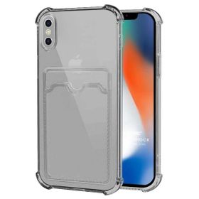 Microsonic Apple iPhone XS Max Card Slot Shock Siyah Cep Telefonu Kılıfı