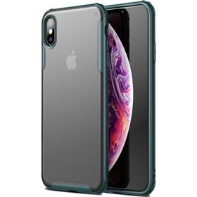 Microsonic Apple iPhone XS Max Frosted Frame Yeşil Cep Telefonu Kılıfı