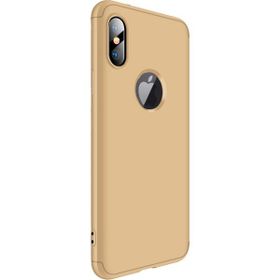 Microsonic Apple iPhone Xs Max Gold Double Dip 360 Protective Kılıf