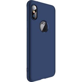 Microsonic Apple iPhone Xs Max Lacivert Double Dip 360 Protective Kılıf