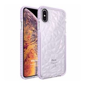 Microsonic Apple iPhone XS Max Prism Hybrid Mor Cep Telefonu Kılıfı