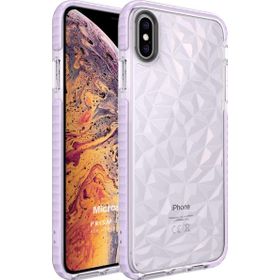 Microsonic Apple iPhone XS Max Prism Hybrid Mor Cep Telefonu Kılıfı