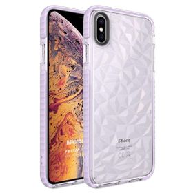 Microsonic Apple iPhone XS Max Prism Hybrid Mor Cep Telefonu Kılıfı