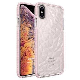 Microsonic Apple iPhone XS Max Prism Hybrid Pembe Cep Telefonu Kılıfı