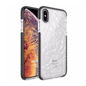 Microsonic Apple iPhone XS Max Prism Hybrid Siyah Cep Telefonu Kılıfı