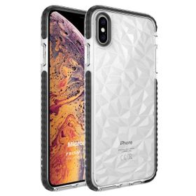 Microsonic Apple iPhone XS Max Prism Hybrid Siyah Cep Telefonu Kılıfı