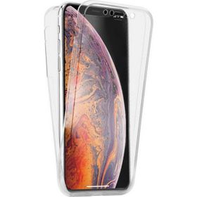 Microsonic Apple iPhone Xs Max Şeffaf 6 Tarafı Tam Full Koruma 360 Clear Soft Kılıf