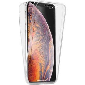 Microsonic Apple iPhone Xs Max Şeffaf 6 Tarafı Tam Full Koruma 360 Clear Soft Kılıf