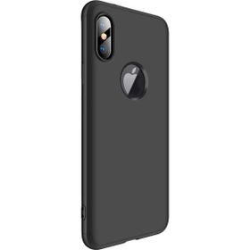 Microsonic Apple iPhone Xs Max Siyah Double Dip 360 Protective Kılıf