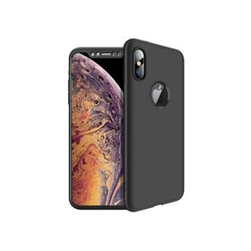 Microsonic Apple iPhone Xs Max Siyah Double Dip 360 Protective Kılıf