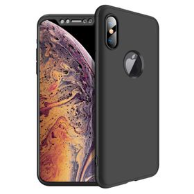 Microsonic Apple iPhone Xs Max Siyah Double Dip 360 Protective Kılıf