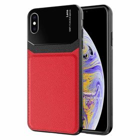 Microsonic Apple iPhone XS Uniq Leather Kırmızı Cep Telefonu Kılıfı