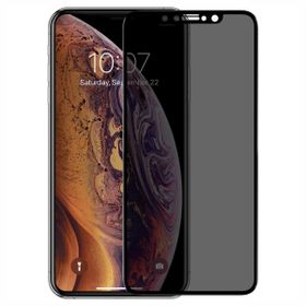 Microsonic Apple Iphone XS Uyumlu Privacy 5D Gizlilik Filtreli Siyah Cam Ekran Koruyucu