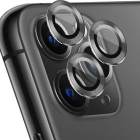 Microsonic Apple Uyumlu iPhone 11 Pro Max Tekli Füme Kamera Lens Koruma Camı