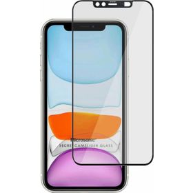 Microsonic Apple Uyumlu iPhone 11 Siyah Secret Cam Slider Glass Cam Ekran Koruyucu