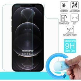 Microsonic Apple Uyumlu iPhone 12 Pro Max Ön + Arka Nano Cam Ekran Koruyucu