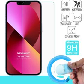 Microsonic Apple Uyumlu iPhone 13 Nano Glass Cam Ekran Koruyucu