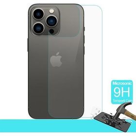 Microsonic Apple Uyumlu iPhone 13 Pro Max Arka Temperli Cam Ekran Koruyucu