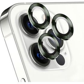 Microsonic Apple Uyumlu iPhone 13 Pro Max Tekli Koyu Yeşil Kamera Lens Koruma Camı