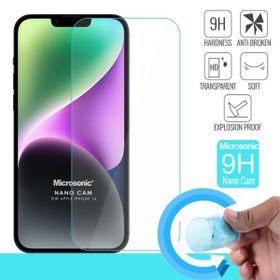Microsonic Apple Uyumlu iPhone 14 Nano Glass Cam Ekran Koruyucu