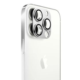 Microsonic Apple Uyumlu V2 iPhone 13 Pro Max Gümüş Kamera Lens Koruma Camı