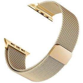 Microsonic Apple Watch 4 40 mm Luxe Metal Twist Gold Uyumlu Kordon