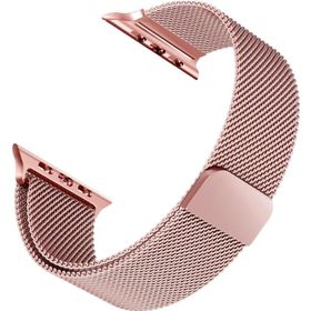 Microsonic Apple Watch 4 44 mm Milanese Loop Version 3 Rose Gold Kordon