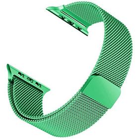 Microsonic Apple Watch 5 40 mm Milanese Loop Yeşil Uyumlu Kordon
